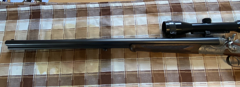 Historischer Hahndrilling von J.Landauer München 8x57 IR mit Einstecklaul – Bild 5