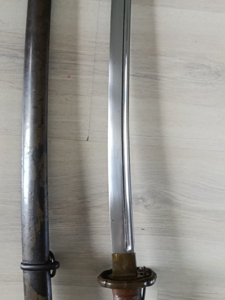 Authentieke WW2 Japanese NCO Shin Gunto Type 95 . – Bild 6