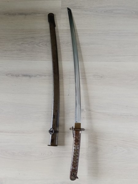 Authentieke WW2 Japanese NCO Shin Gunto Type 95 . – Bild 4