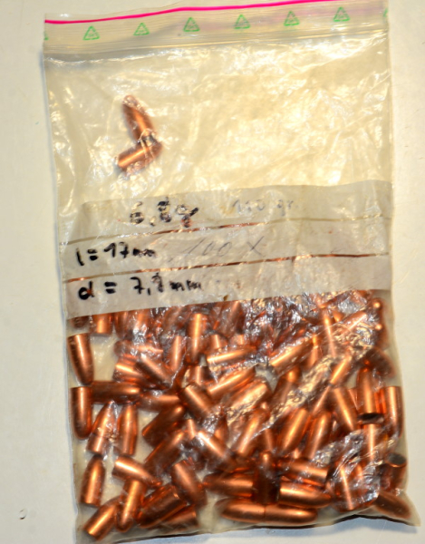 100 Gewehrgeschosse 7,8mm – imagem 1