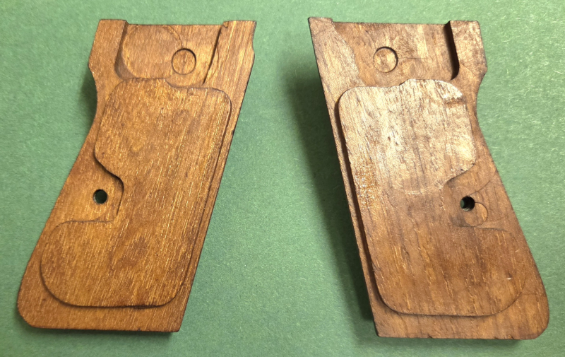 Holzgriffschalen für Walther PP 7,65mm. Neuwertig – Bild 2