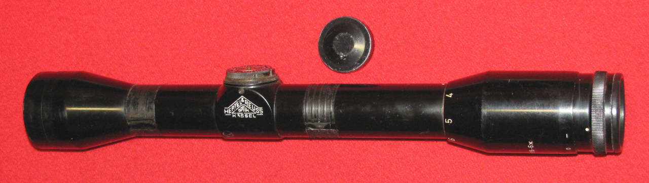 ZF / Zielfernrohr, ein HERTEL & REUSS OPTIK KASSEL 1 1/2 - 6x mit dem seltenen Absehen 4 – Bild 1