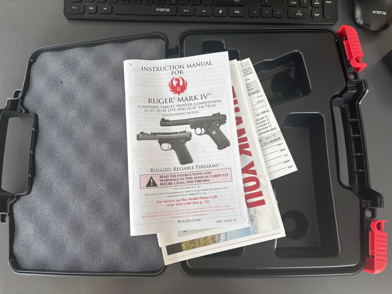 Ruger Mark IV 22/45 Tactical .22lr + Munition – Bild 4