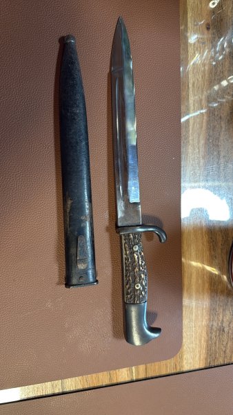 Bajonett mit Hirschhorngriff – Bild 2