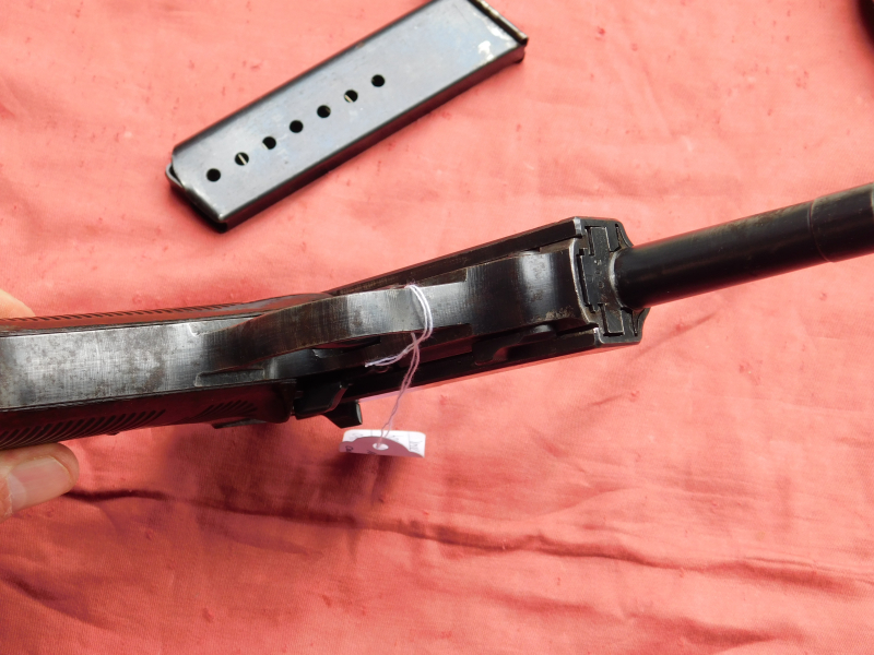 Walther ac 44, P38, Originalzustand, sehr guter Lauf, soweit ersichtl. nummerngl. Kal. 9 mm Luger – Bild 4