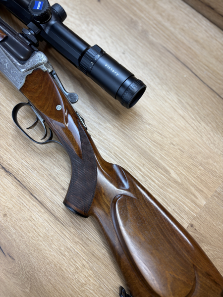 Bockbüchsflinte Sauer&Sohn Kal. 16/70 + 6,5x57R inkl. Zielfernrohr ++ Waffen Haider ++ – Bild 6