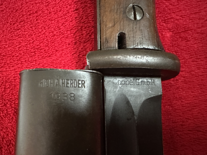 +++ Original 2. WK - Wehrmacht K98 Bajonett Coppel G.m.b.H. - Sammlerstück- Gut erhalten selten so! – Bild 5