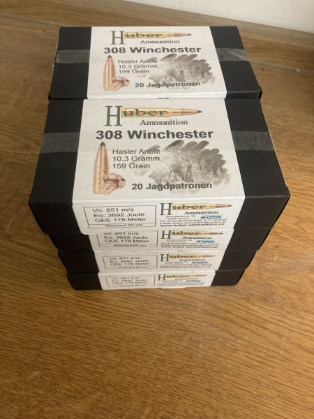 Huber Ammunition 308 Winchester – Bild 2
