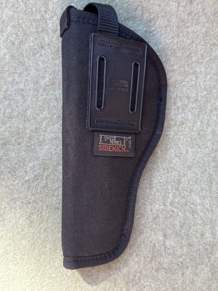 Uncle Mike‘s Sidekick Gürtelholster, Größe S, z.B. für 1911er oder Beretta 92 – Bild 1
