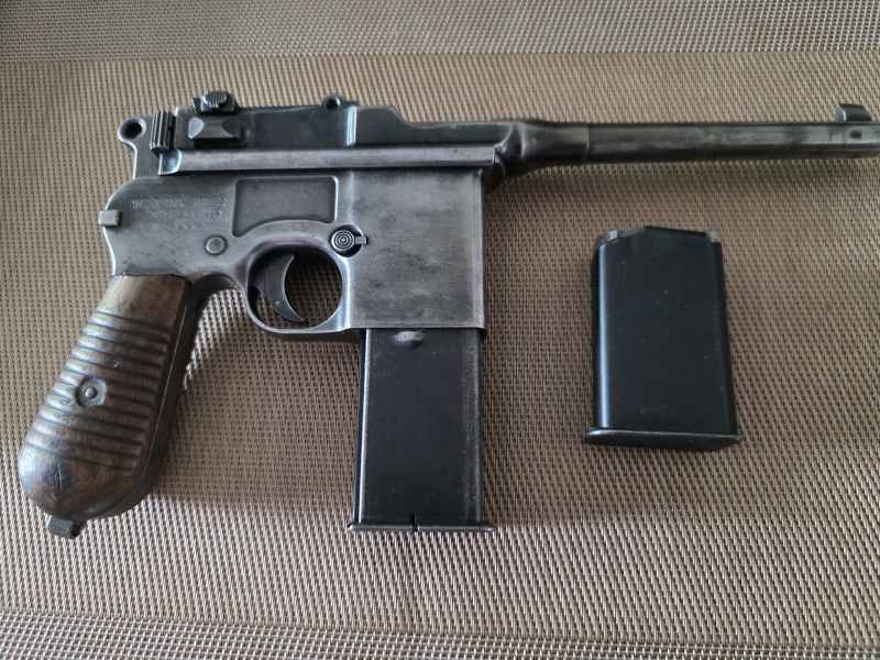 Mauser C 96/ 712 M 1932 Reihenfeuer Kaliber 7,63 Mauser – Bild 2