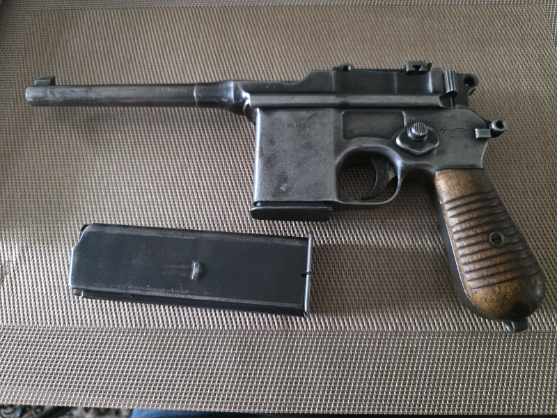 Mauser C 96/ 712 M 1932 Reihenfeuer Kaliber 7,63 Mauser – Bild 3