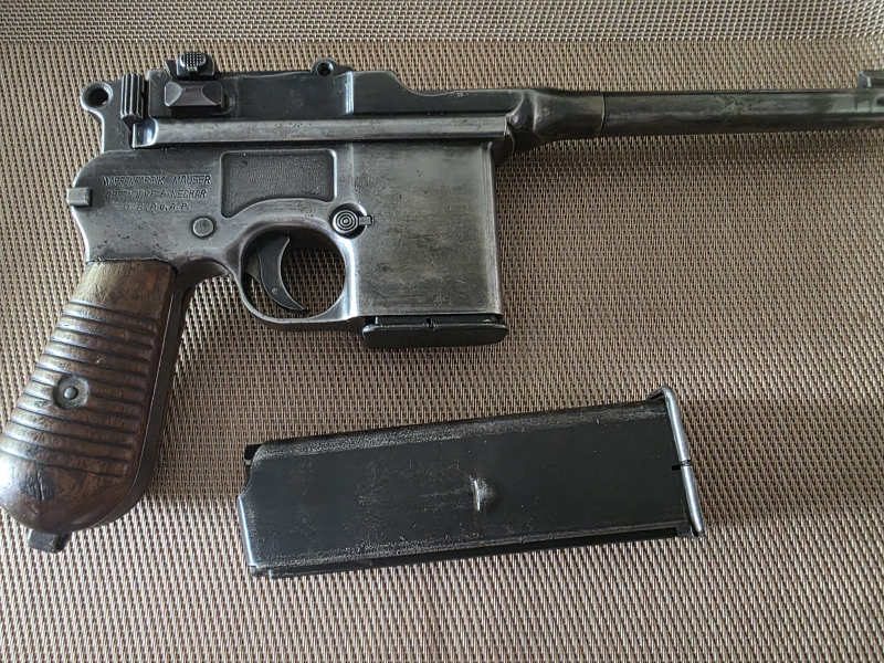 Mauser C 96/ 712 M 1932 Reihenfeuer Kaliber 7,63 Mauser – Bild 4