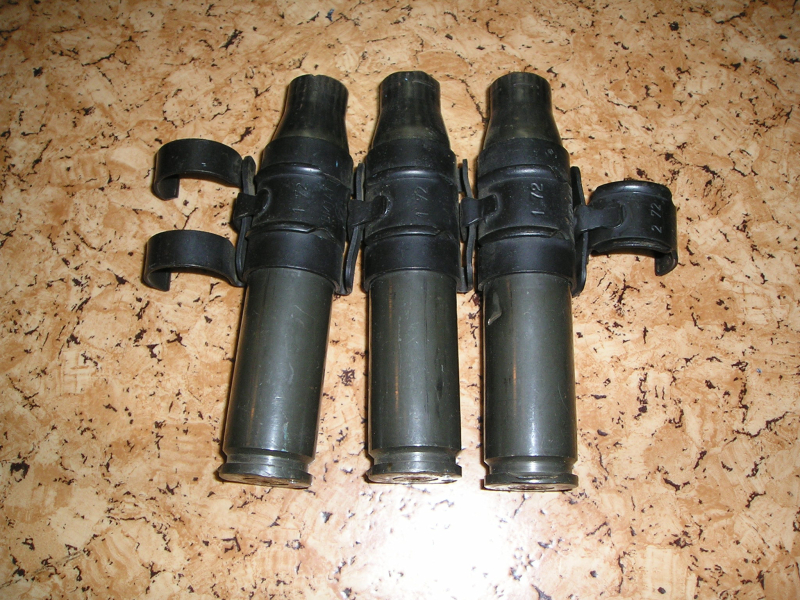 3 Stück 20mm BMK Stahlhülse Panzer Marder ORIGINAL ZUSTAND – Bild 2