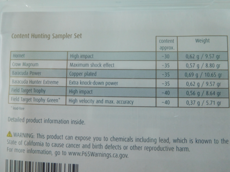 DIABOLOS - 4,5 mm - Sampler Set - Hunting Pellets – Bild 2
