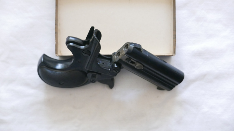 Röhm Derringer Kal. 4mm R lang, ungeschossen, OVP – Bild 5