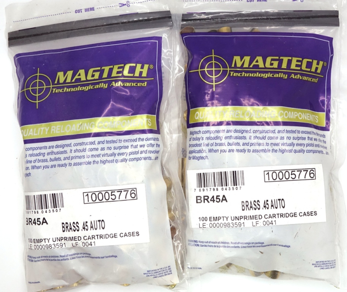 Magtech .45 Hülsen 100 Stck **neu** – Bild 1