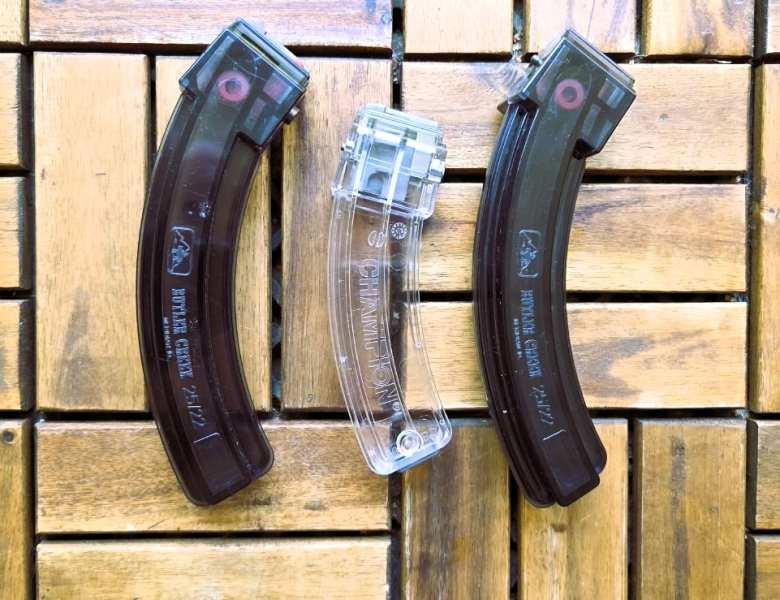 3 Gebrauchte Magazine für Halbautomatische Büchse Ruger im Kal. .22 Lr. – Bild 1