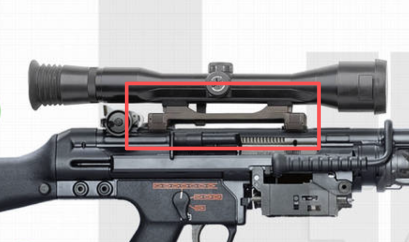 Heckler & Koch HK Schnellspann Montage STANG für MGS-90, HK21E, HK23E – Bild 3