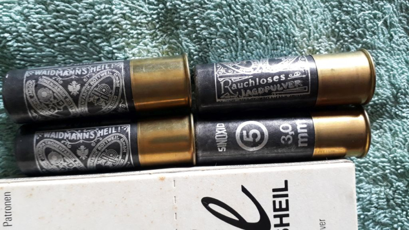 80 Schwarze WAIDMANNSHEIL Kal. 16/70 – Bild 2
