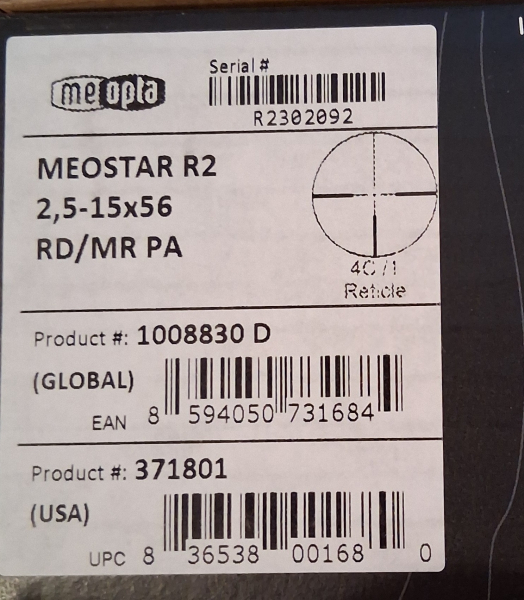 ZF Meopta R2 2,5-15x56 m. Schiene – Bild 3