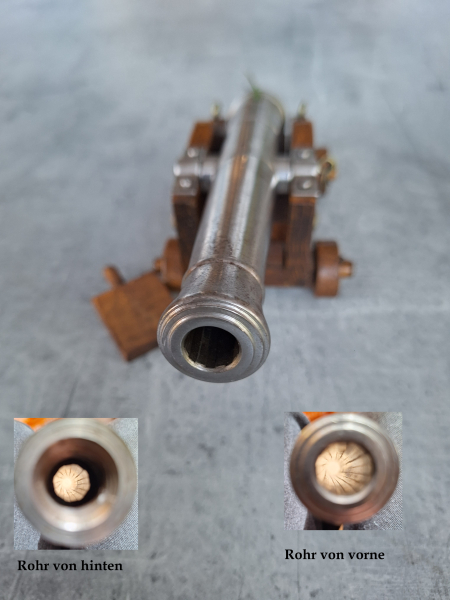 Kanone, Schiffsgeschütz, Dikar Spain Kaliber .45 Schwarzpulver – Bild 4