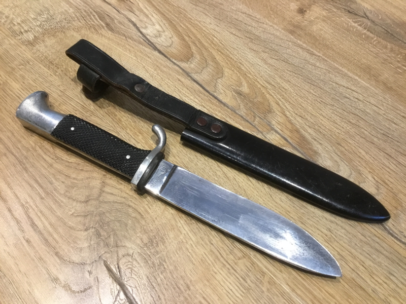 HJ Messer Fahrtenmesser Christianswerk Solingen 1940 – Bild 2