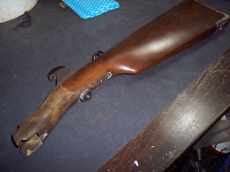 Anschlagschaft für Colt M1860 Revolver .44 Sharps Winchester 1873 1866 Vorderlader Dachbodenfund – Bild 2