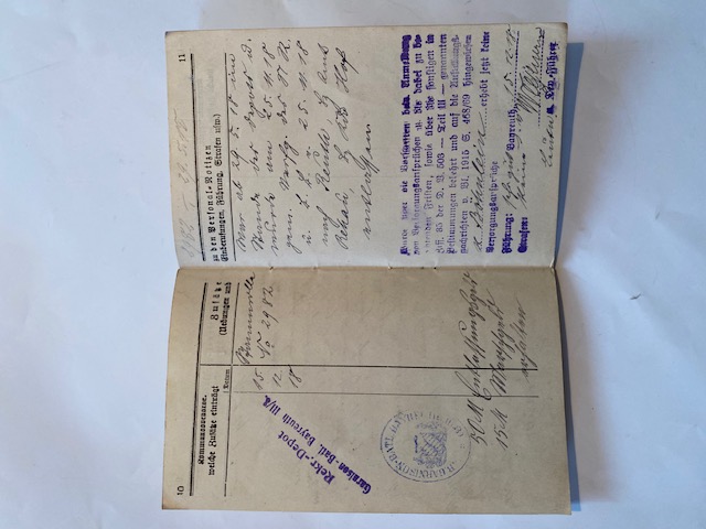 Dt.Reich Bayern Bayreuth Wehrpass Orden 1914 Foto G98 – Bild 4
