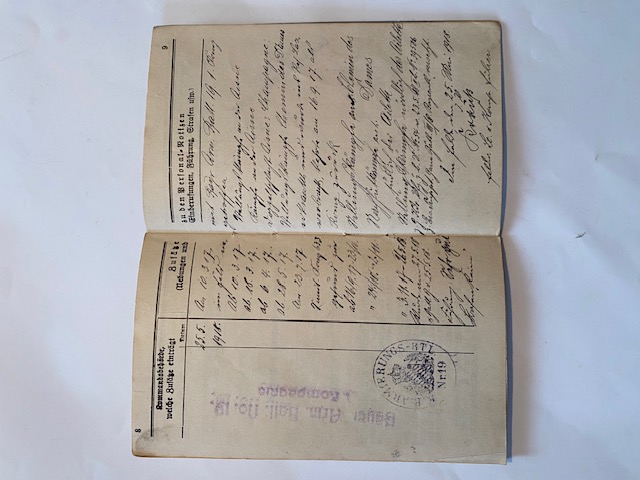 Dt.Reich Bayern Bayreuth Wehrpass Orden 1914 Foto G98 – Bild 5