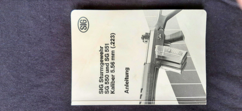 Anleitung für SIG 550 SIG 551 – Bild 1