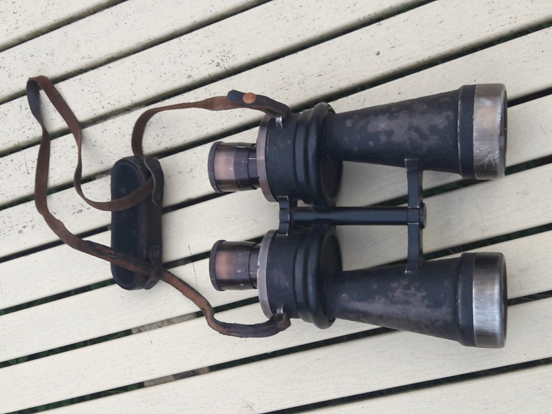 U-Boot Marine Dienstglas 7x50 # beh ( Ernst Leitz ) Kriegsmarine Fernglas Wehrmacht 2WK WK2 WW2 – Bild 6