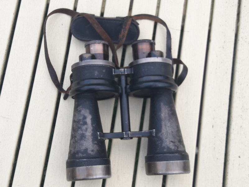 U-Boot Marine Dienstglas 7x50 # beh ( Ernst Leitz ) Kriegsmarine Fernglas Wehrmacht 2WK WK2 WW2 – Bild 3