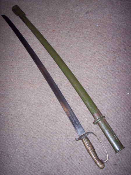 japanisches ? Schwert ? Katana ? Bajonett Arisaka Nambu Walther Mauser MP40 Konvolut Dachbodenfund – Bild 1