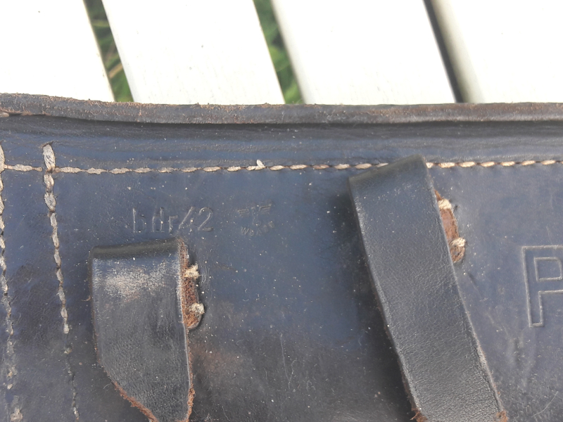 ORIGINAL Koffertasche P38 ( bdr 42 ) Holster Pistolentasche Wehrmacht 2WK WK2 WW2 – Bild 6