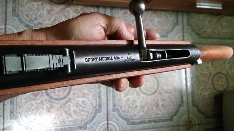 Luftgewehr Haenel Sportmodell 49a -S im Dreieck) , Thälmannwerk-SUHL – Bild 4