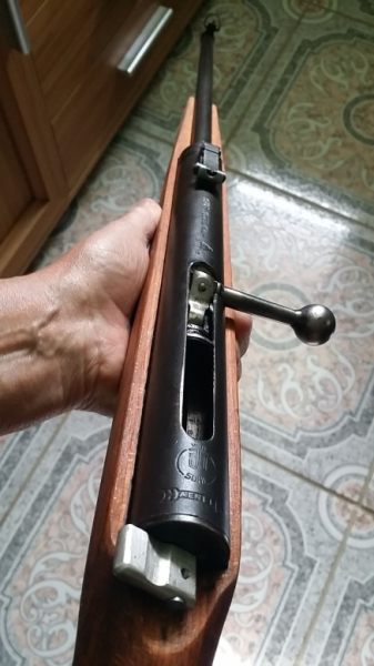 Luftgewehr Haenel Sportmodell 49a -S im Dreieck) , Thälmannwerk-SUHL – Bild 5