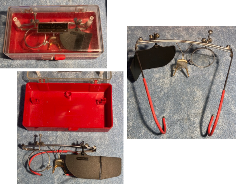Knobloch Schießbrille mit Glashalter Ø 37 mm, Glas und Abdeckblende – Bild 1