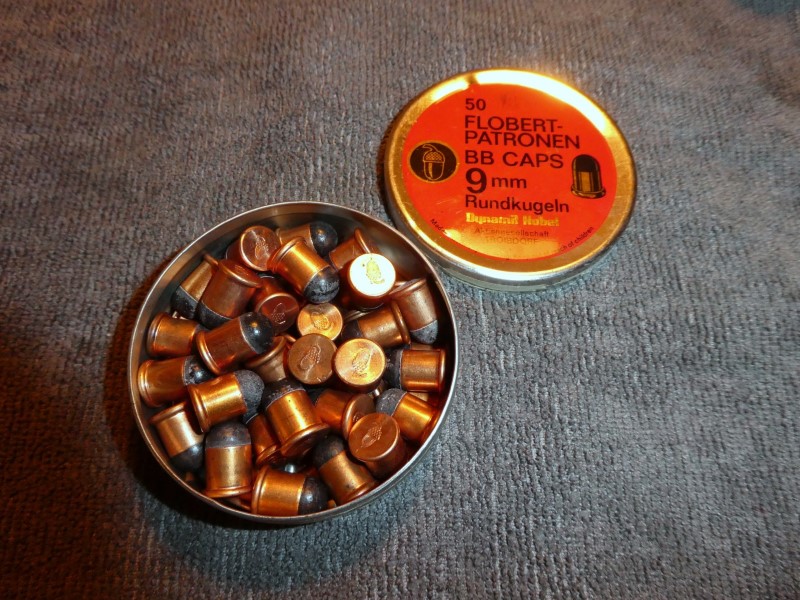 9mm Flobert Rundkugel 50 Stück Dynamit Nobel – Bild 1