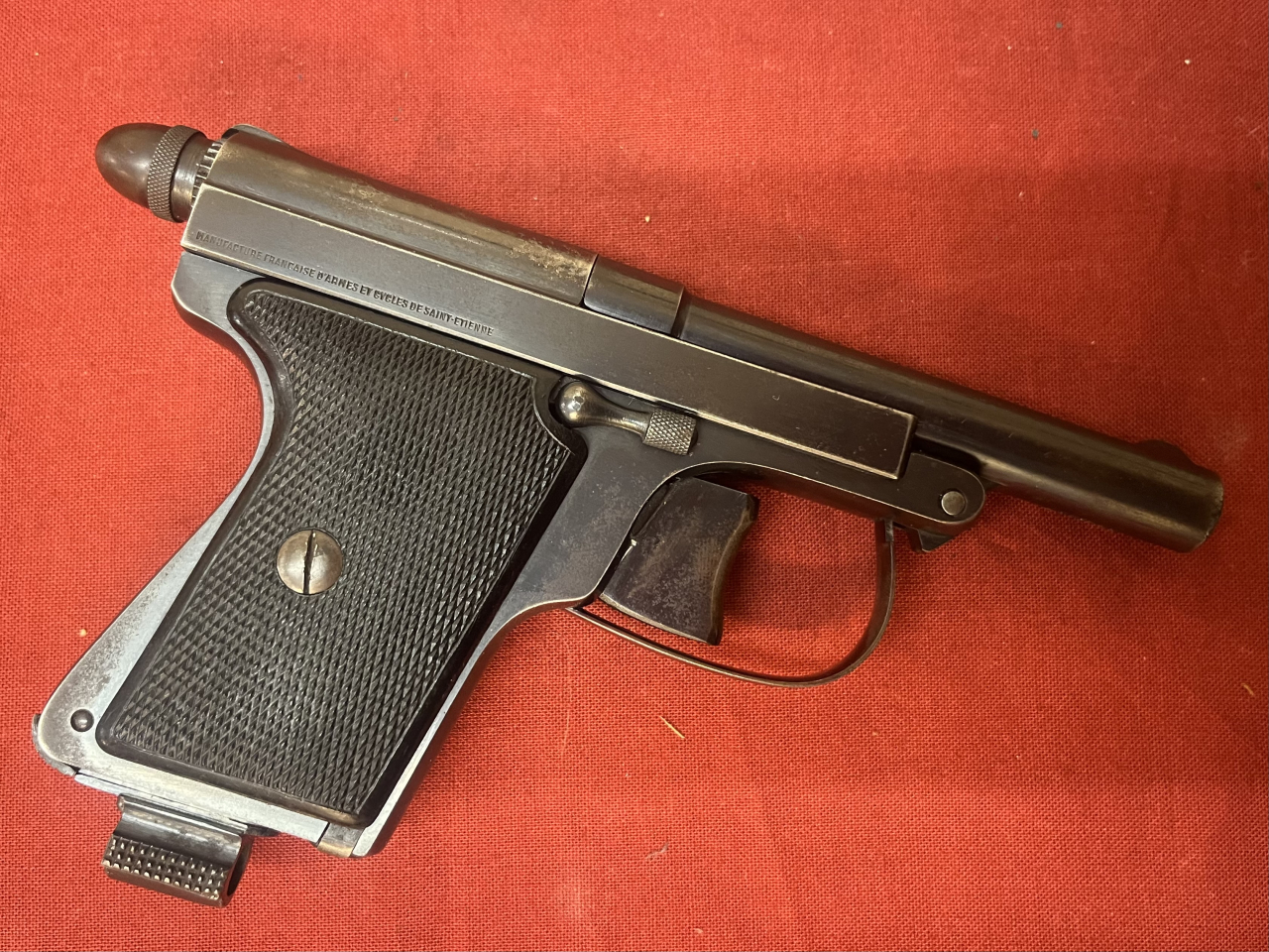 Manufrance Le Français „Type Policeman“ – S.P.S. Polizeiinventarnummer – 6,35 mm – Bild 2
