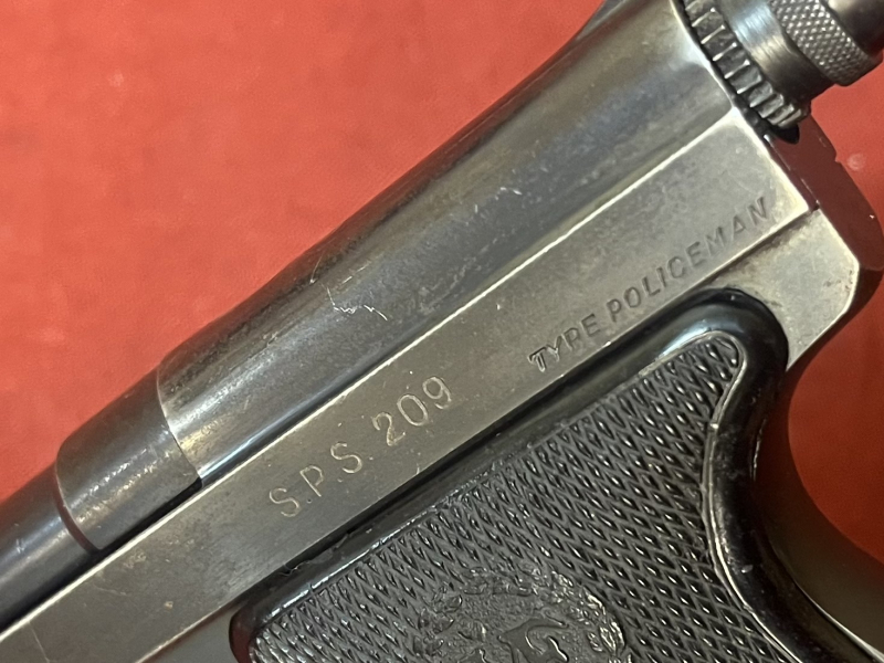 Manufrance Le Français „Type Policeman“ – S.P.S. Polizeiinventarnummer – 6,35 mm – Bild 3