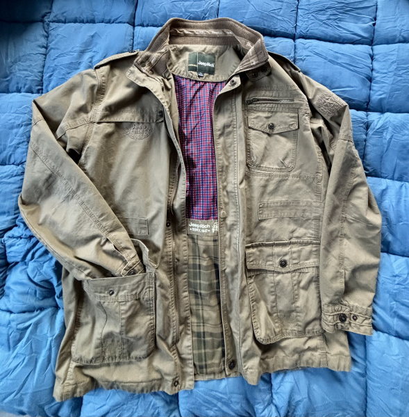 +++++ SAFARI Jacket org. JEEP saharabeige Gr.56/58 +++++ – Bild 1