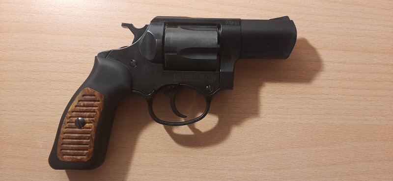 ME 38 Compact Revolver Kal. 9 mm Knall PTB 542 aus dem Jahr 1993 – Bild 2