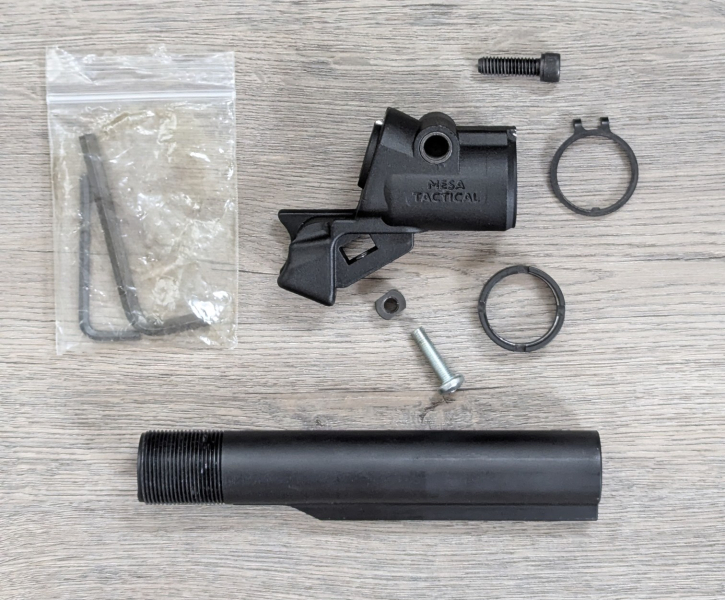 Mesa Tactical LEO Adapter für Mossberg (500/590/Mav 88) inkl. Buffer Tube & Castle Nut – Bild 2