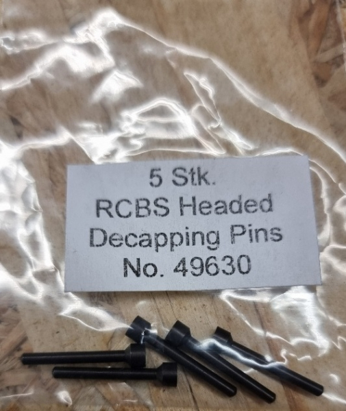 RCBS Zündhütchenausstoßer Stifte mit Kopf No. 49630# – Bild 1