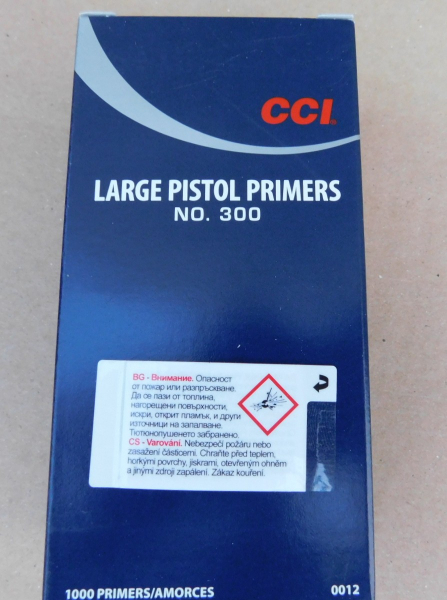 1000stk CCI Large Pistol Zündhütchen No.300 – Bild 1