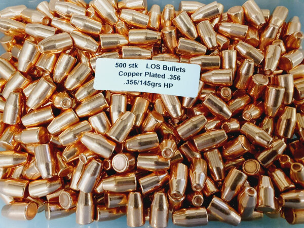 9mm/.355-145grs. LOS HP 500 Stk. verkupfert 10,2ct./stk. – Bild 1