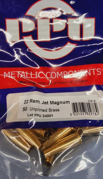 .22 Rem Jet Mag. Boxer-Hülsen PPU C-414# 50 Stk. Neu !! # – Bild 1