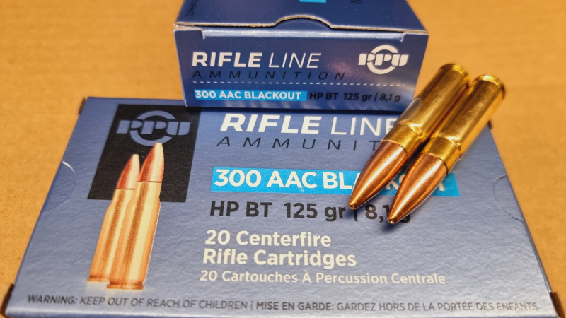 .300 Blackout 125grs HPBT PPU 100 Stk. A-638 # – Bild 1