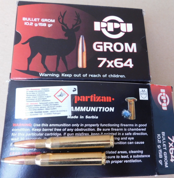 7x64/158grs. Grom PPU A-105 100 stk. – Bild 1