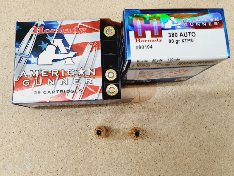 .380 Auto/90grs XTP Hornady American Gunner 25 Stk. #90104 # – Bild 1
